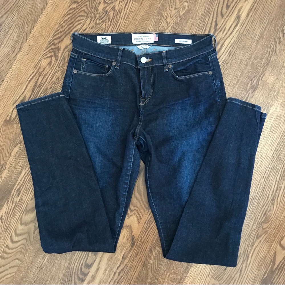 Lucky Brand Sofia Skinny dark wash jeans